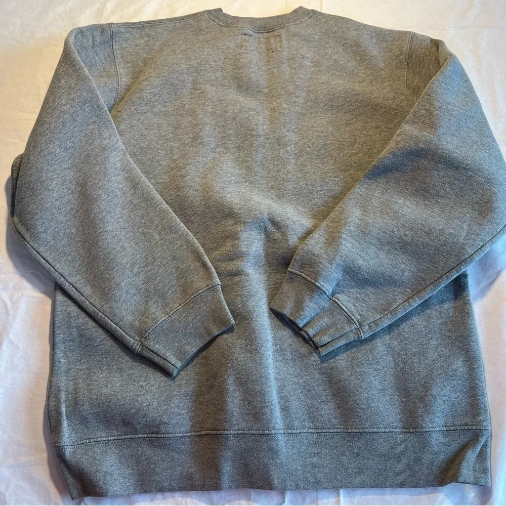 Abercrombie‎ & Fitch Sz Large Vintage Grey Sweatshirt - Picture 7 of 7